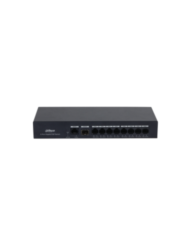 Dahua Technology PFS3110-8GT-65 switch No administrado L2 Gigabit Ethernet (10/100/1000) Energía sobre Ethernet (PoE) Negro