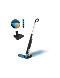 Cecotec FreeGo Wash Mopa eléctrica Batería Seca y húmeda Sin bolsa 40 W Negro, Azul