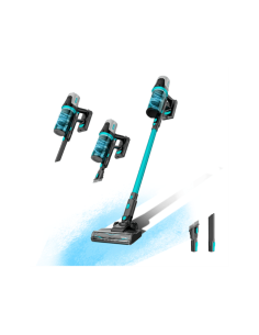 Cecotec Conga Rockstar 1500 Horizon Genesis XL Aspiradora escoba Batería Secar Sin bolsa Negro, Azul