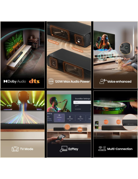 Hisense HS1000 Negro 2.0 canales 120 W