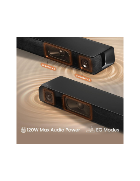 Hisense HS1000 Negro 2.0 canales 120 W