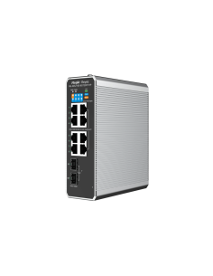 Ruijie Networks RG-NIS2100 Gestionado L2 Gigabit Ethernet (10/100/1000) Energía sobre Ethernet (PoE) Negro, Acero inoxidable