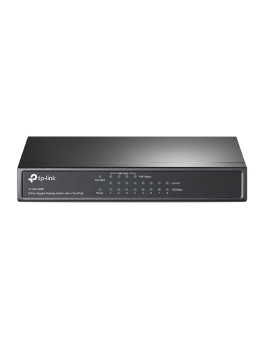 TP-Link TL-SG1008P Gestionado Gigabit Ethernet (10/100/1000) Energía sobre Ethernet (PoE) Gris