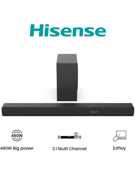 Hisense HS3100 Negro 3.1 canales 480 W