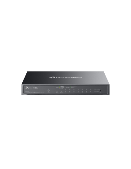 TP-Link Omada ES210GMP switch Gestionado Gigabit Ethernet (10/100/1000) Energía sobre Ethernet (PoE) Negro