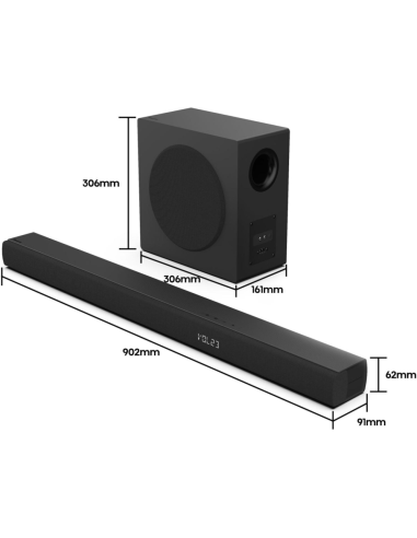 Hisense HS3100 Negro 3.1 canales 480 W