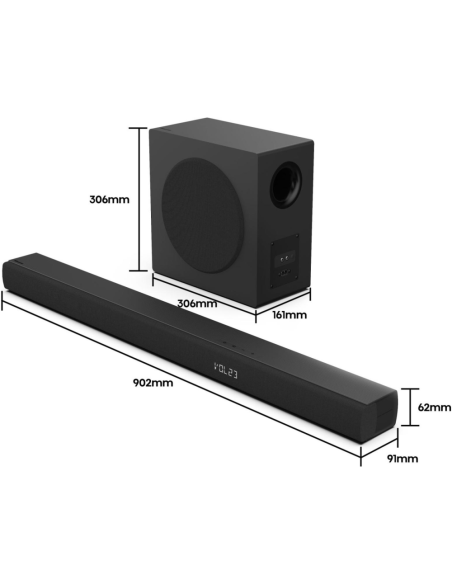 Hisense HS3100 Negro 3.1 canales 480 W