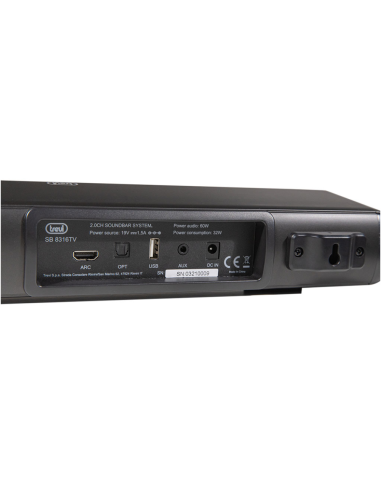 Trevi SB 8312 TV Negro 2.0 canales 30 W