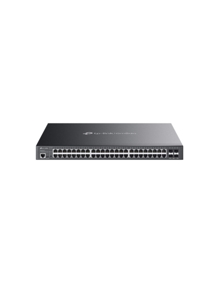 TP-Link Omada SG3452XMPP switch Gestionado L2+ Gigabit Ethernet (10/100/1000) Energía sobre Ethernet (PoE) 1U Negro