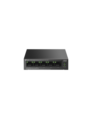 TP-Link LiteWave LS105GP switch No administrado Gigabit Ethernet (10/100/1000) Energía sobre Ethernet (PoE) Negro