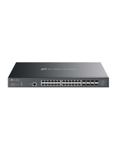 TP-Link Omada SX3832MPP switch Gestionado L2+ 10G Ethernet (100/1000/10000) Energía sobre Ethernet (PoE) DIN rail Negro