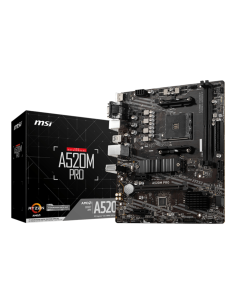MSI A520M PRO placa base AMD A520 Zócalo AM4 micro ATX