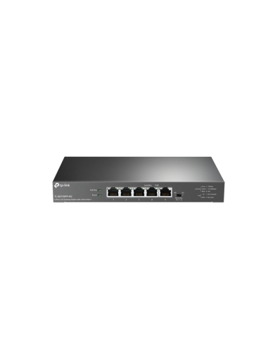 TP-Link TL-SG105PP-M2 switch No administrado Gigabit Ethernet (10/100/1000) Energía sobre Ethernet (PoE) Negro