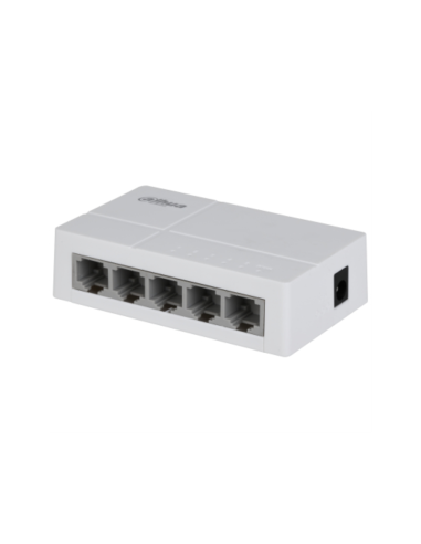 Dahua Technology PoE DH-SF1005L switch No administrado Fast Ethernet (10/100) Energía sobre Ethernet (PoE) Escritorio Gris claro