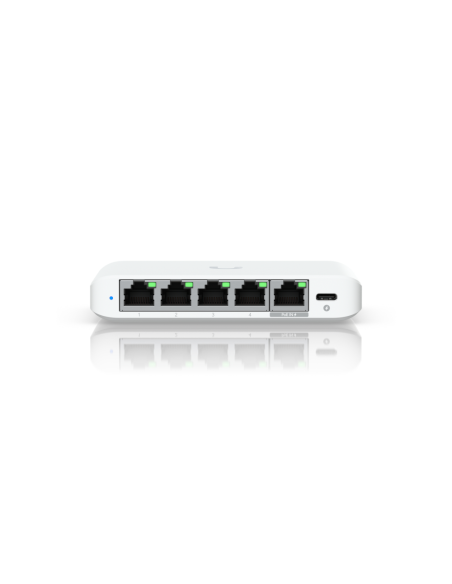 Ubiquiti UniFi Flex Mini 2.5G Gestionado 2.5G Ethernet (100/1000/2500) Energía sobre Ethernet (PoE) Escritorio Blanco