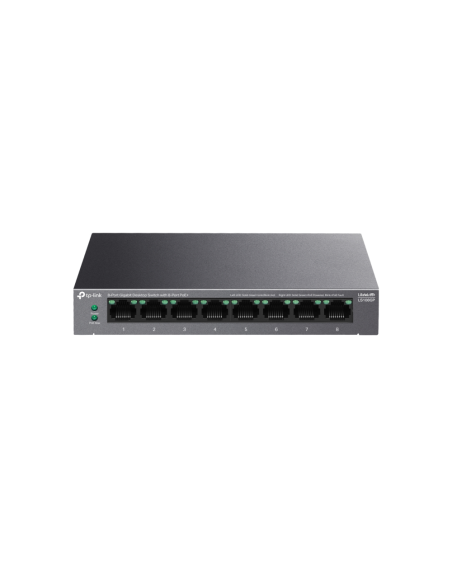 TP-Link LiteWave LS108GP switch No administrado Gigabit Ethernet (10/100/1000) Energía sobre Ethernet (PoE) Negro