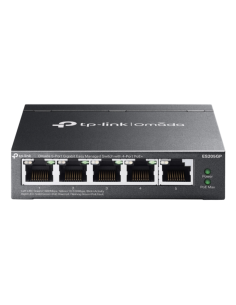 TP-Link Omada ES205GP switch Gestionado Gigabit Ethernet (10/100/1000) Energía sobre Ethernet (PoE) Negro