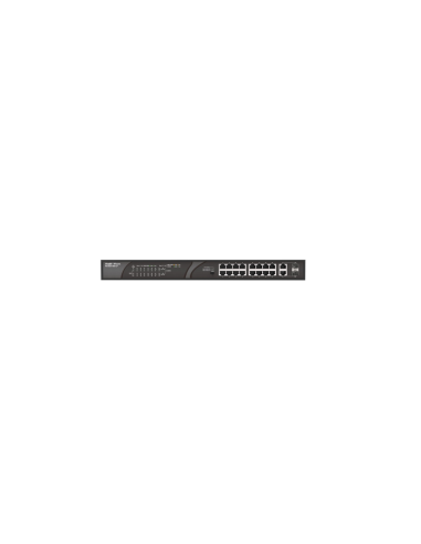 Ruijie Networks RG-ES118S-LP switch No administrado Fast Ethernet (10/100) Energía sobre Ethernet (PoE) Negro