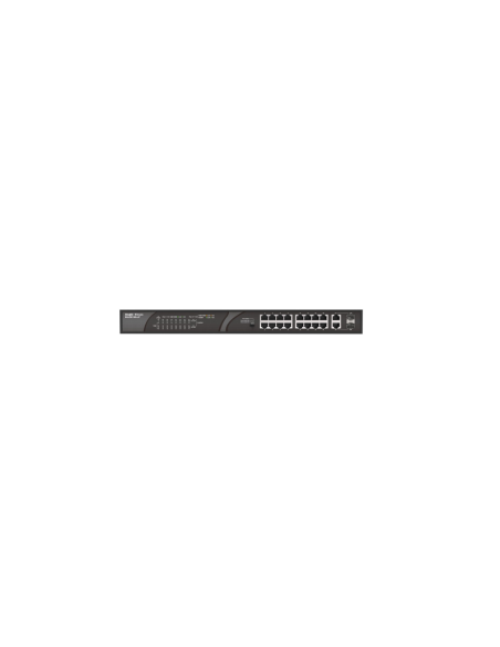 Ruijie Networks RG-ES118S-LP switch No administrado Fast Ethernet (10/100) Energía sobre Ethernet (PoE) Negro