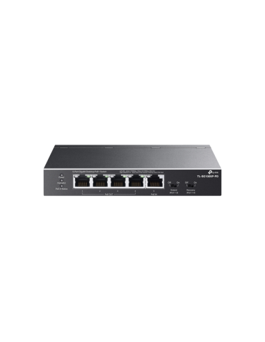 TP-Link TL-SG1005P-PD switch Gigabit Ethernet (10/100/1000) Energía sobre Ethernet (PoE) Negro