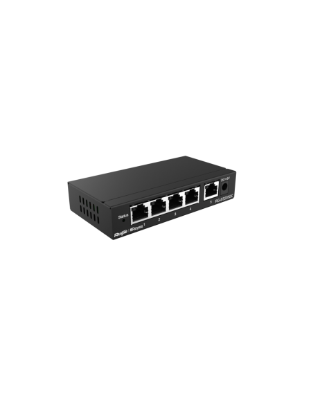 Ruijie Networks RG-ES205GC switch Gestionado L2 Gigabit Ethernet (10/100/1000) Negro