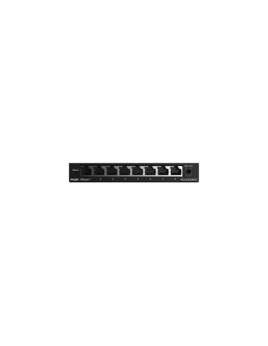 Ruijie Networks RG-ES208GC switch Gestionado L2 Gigabit Ethernet (10/100/1000) Gris