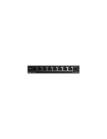 Ruijie Networks RG-ES208GC switch Gestionado L2 Gigabit Ethernet (10/100/1000) Gris