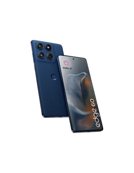 Motorola edge 60 16,9 cm (6.67") SIM doble Android 15 5G USB Tipo C 12 GB 512 GB 5200 mAh Azul