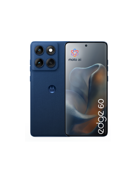 Motorola edge 60 16,9 cm (6.67") SIM doble Android 15 5G USB Tipo C 12 GB 512 GB 5200 mAh Azul