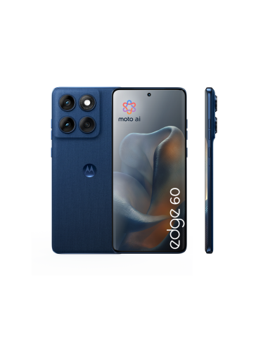 Motorola edge 60 16,9 cm (6.67") SIM doble Android 15 5G USB Tipo C 12 GB 512 GB 5200 mAh Azul