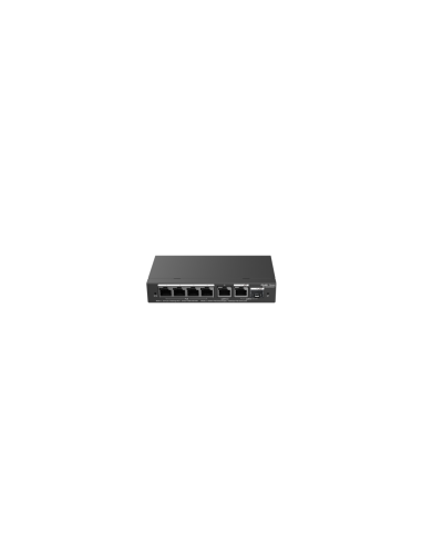 Ruijie Networks RG-ES206GS-P switch Gestionado L2 Gigabit Ethernet (10/100/1000) Energía sobre Ethernet (PoE) Negro