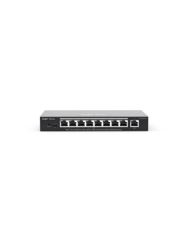 Ruijie Networks RG-ES209GC-P switch Gestionado Gigabit Ethernet (10/100/1000) Energía sobre Ethernet (PoE) Negro