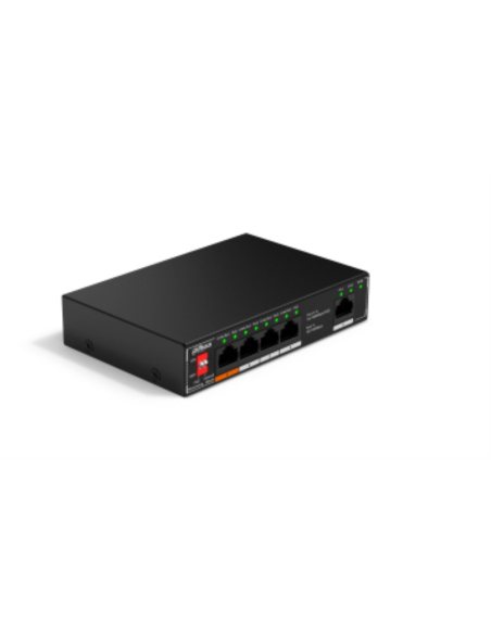 Dahua Technology PoE DH-SF1005 switch No administrado L2 Fast Ethernet (10/100) Energía sobre Ethernet (PoE) Montaje en pared/es