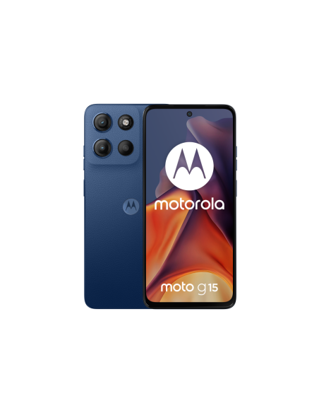 Motorola moto g15 17,1 cm (6.72") SIM doble Android 15 4G USB Tipo C 8 GB 512 GB 5200 mAh Marina