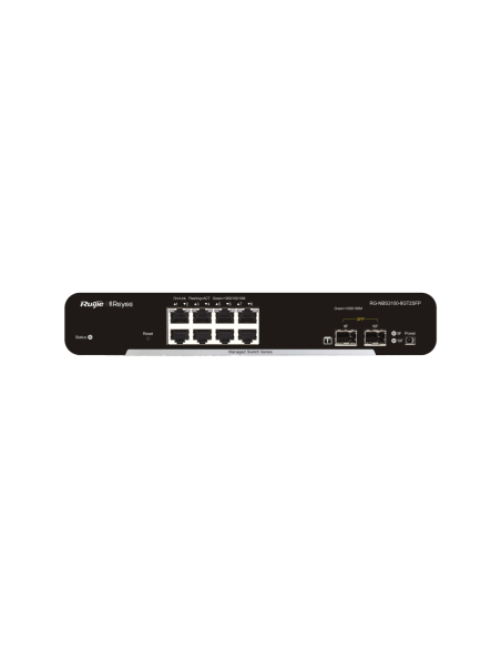 Ruijie Networks RG-NBS3100-8GT2SFP switch Gestionado L2 Gigabit Ethernet (10/100/1000) Negro