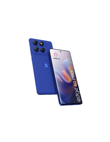 Motorola edge 60 pro 16,9 cm (6.67") SIM doble Android 15 5G USB Tipo C 12 GB 512 GB 6000 mAh Azul