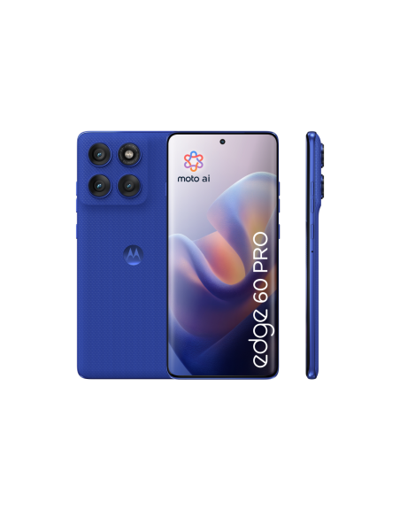 Motorola edge 60 pro 16,9 cm (6.67") SIM doble Android 15 5G USB Tipo C 12 GB 512 GB 6000 mAh Azul