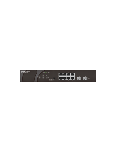 Ruijie Networks RG-ES110GDS-P switch No administrado Gigabit Ethernet (10/100/1000) Energía sobre Ethernet (PoE) Negro