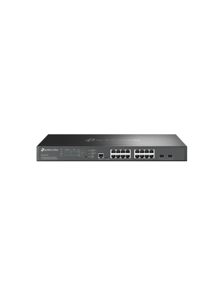 TP-Link Omada SG3218XP-M2 switch Gestionado L2+ 2.5G Ethernet (100/1000/2500) Energía sobre Ethernet (PoE) 1U Negro