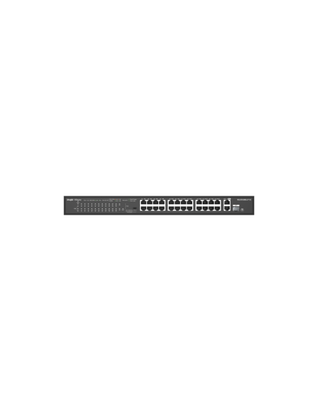 Ruijie Networks RG-ES126S-LP V2 switch No administrado Fast Ethernet (10/100) Energía sobre Ethernet (PoE) Negro
