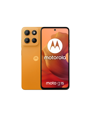 Motorola moto g15 17,1 cm (6.72") SIM doble Android 15 4G USB Tipo C 8 GB 128 GB 5200 mAh Naranja
