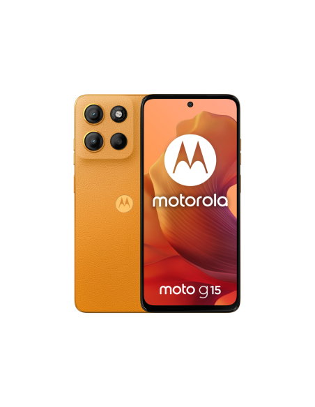 Motorola moto g15 17,1 cm (6.72") SIM doble Android 15 4G USB Tipo C 8 GB 128 GB 5200 mAh Naranja
