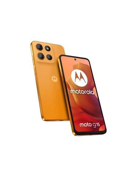 Motorola moto g15 17,1 cm (6.72") SIM doble Android 15 4G USB Tipo C 8 GB 256 GB 5200 mAh Naranja