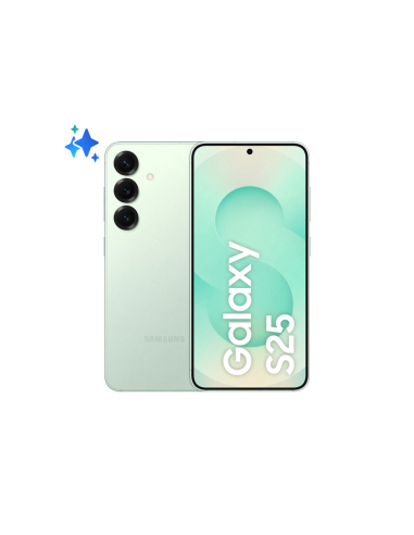 Samsung Galaxy S25 15,8 cm (6.2") SIM doble Android 15 5G USB Tipo C 12 GB 256 GB 4000 mAh Color menta