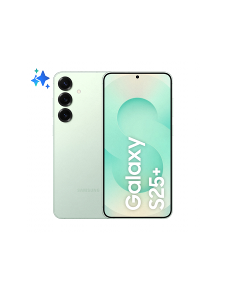 Samsung Galaxy S25+ 17 cm (6.7") SIM doble Android 15 5G USB Tipo C 12 GB 512 GB 4900 mAh Color menta