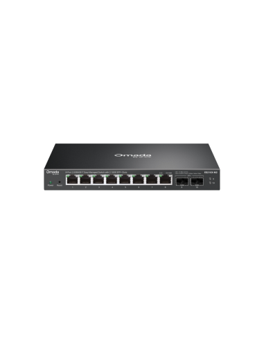 TP-Link ES210X-M2 switch Gestionado 2.5G Ethernet (100/1000/2500) Montaje en pared/escritorio Negro