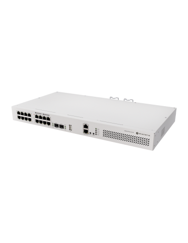 Mikrotik CRS418-8P-8G-2S+RM Cloud Router/Sw L2/L3 Gigabit Ethernet (10/100/1000) Energía sobre Ethernet (PoE) 1U