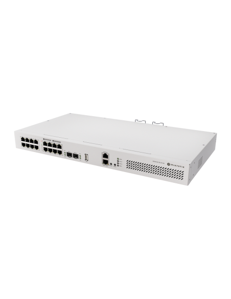 Mikrotik CRS418-8P-8G-2S+RM Cloud Router/Sw L2/L3 Gigabit Ethernet (10/100/1000) Energía sobre Ethernet (PoE) 1U