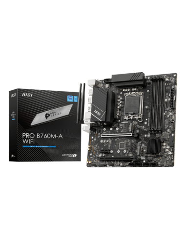 MSI PRO B760M-A WIFI placa base Intel B760 LGA 1700 micro ATX