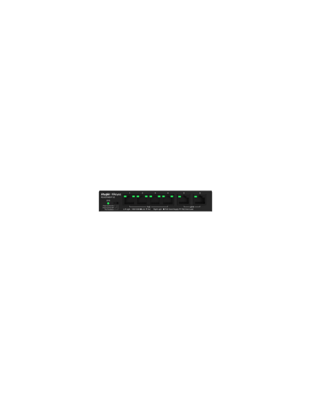Ruijie Networks RG-ES106D-P V2 switch No administrado Fast Ethernet (10/100) Energía sobre Ethernet (PoE) Negro